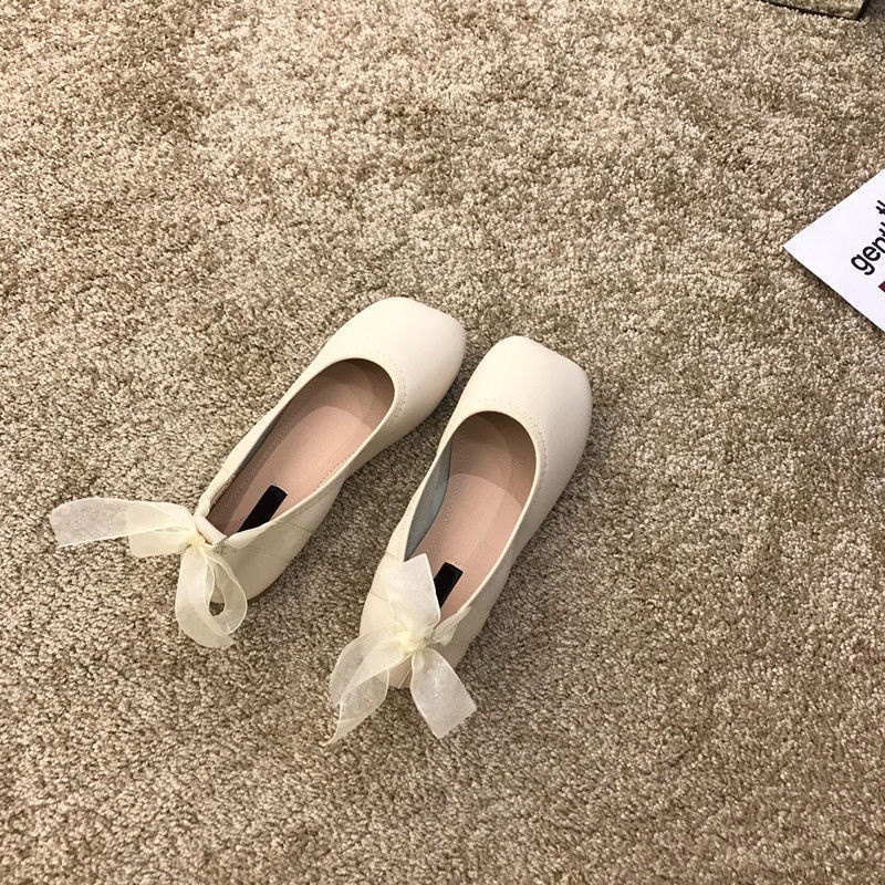 Giày Búp Bê Đế Bệt Màu Hồng Size 35-40 5 Kiểu Thời Trang Mùa Xuân Cho Nữ
