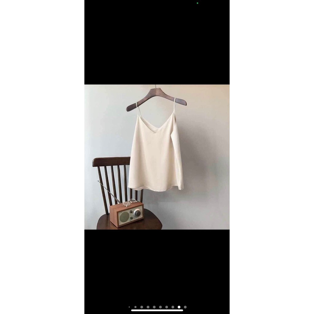 [CÓ SẴN] ÁO 2 DÂY LỤA SANG CHẢNH KÈM ẢNH THẬT CUỐI | BigBuy360 - bigbuy360.vn