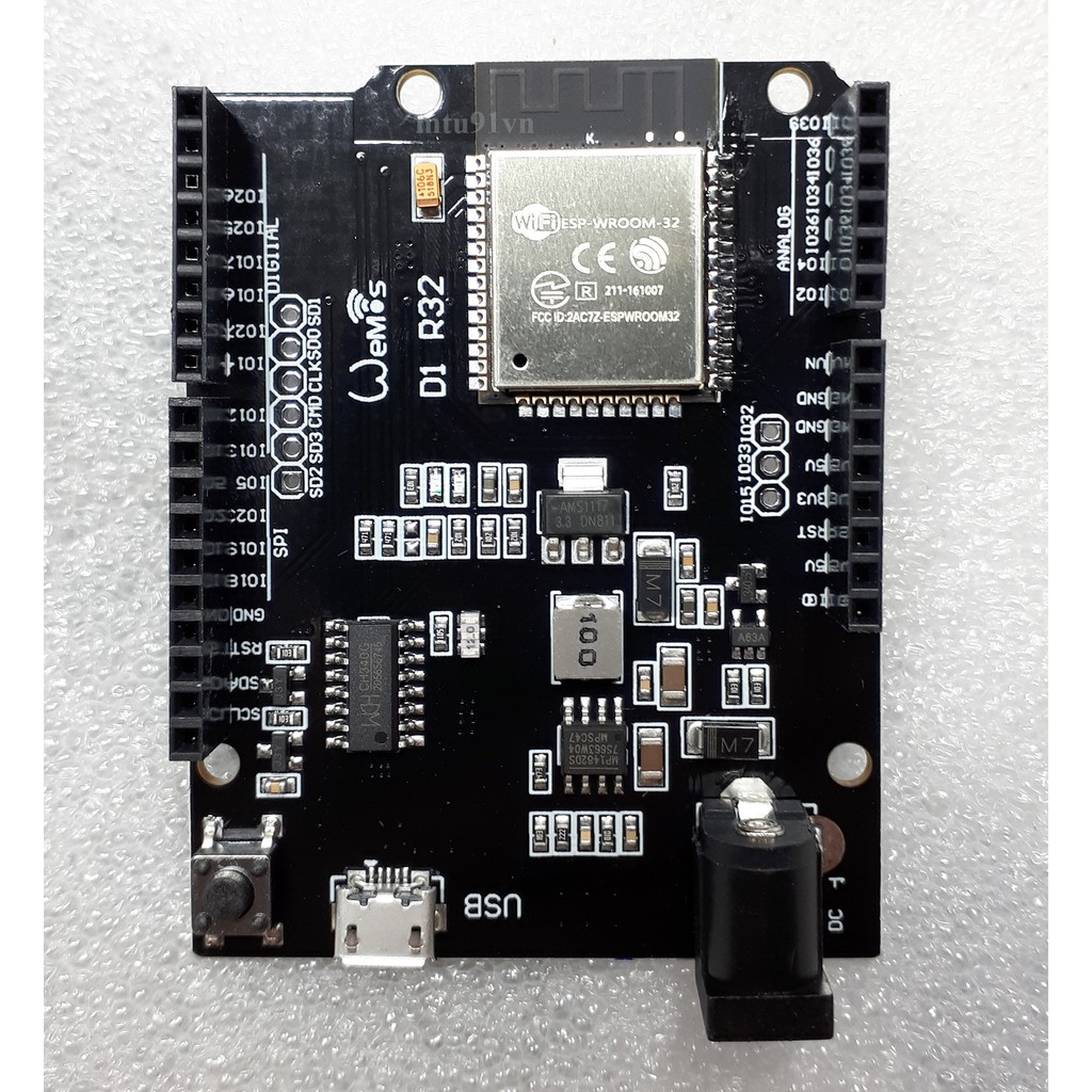 Mạch Arduino Wemos D1 R32 - Kit ESP32 WiFi Bluetooth UNO R3