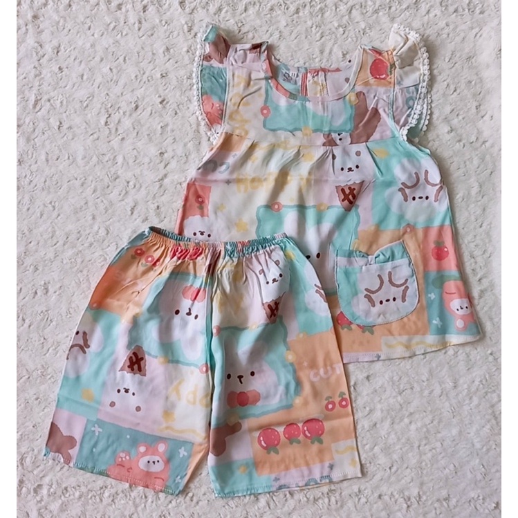 BỘ ĐỒ TOLE LỬNG BÉ GÁI 16-30kg