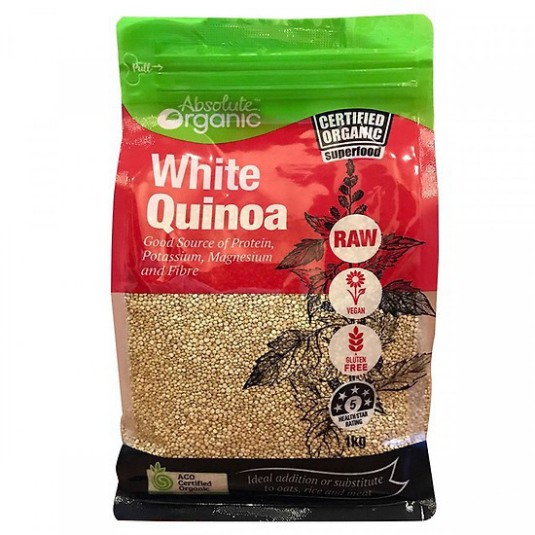 Hạt Diêm Mạch Quinoa 1Kg Của Úc Absolute Organic 💝FREE SHIP💝 Hạt Quinoa Diêm Mạch Úc Loại 1 HCM