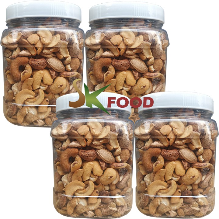 500g hạt điều vỡ rang muối thơm ngon hiệu SK FOOD