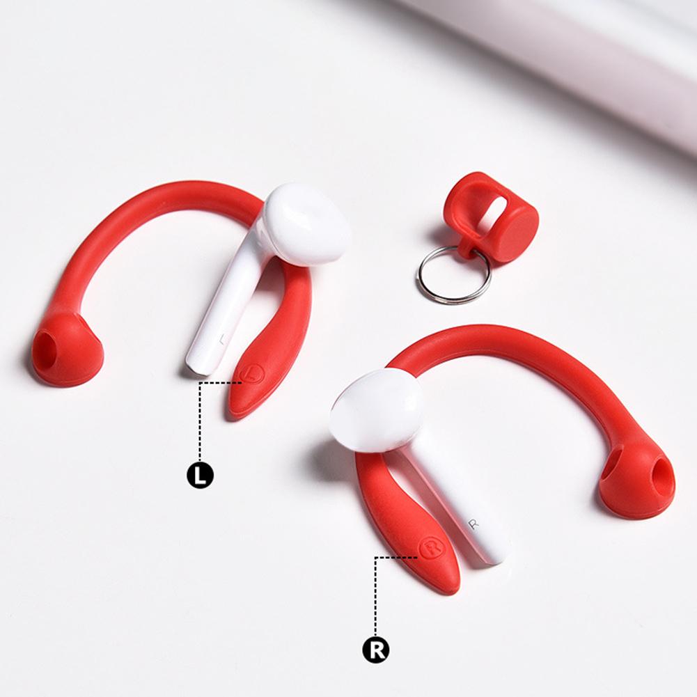 QCY HUAWEI Hộp Đựng Tai Nghe 3 Móc Chống Lạc Cho Airpods 1 / 2 / Pro Qcy T5 / T8 Huawei