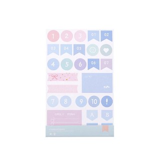 Washitape set lịch sổ tay