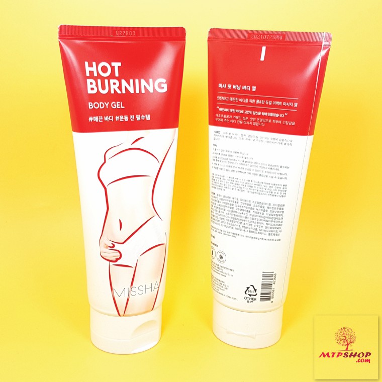 Gel Tan Mỡ Bụng Missha Hot Burning Body Gel