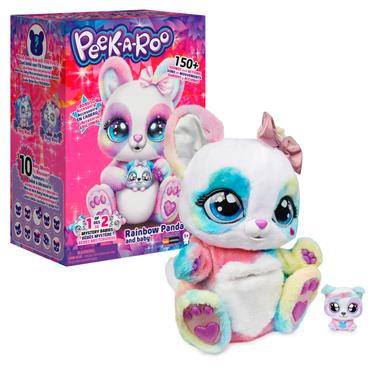 Gấu túi Peek A Roo (hồng & tím) phát được 150 âm thanh, tương tác sống động thương hiệu Canada