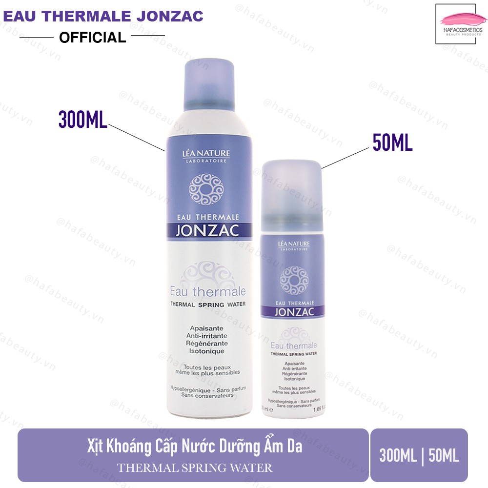 Xịt khoáng cấp nước dưỡng ẩm Jonzac Eau Thermale Thermal Spring Water _ Jonzac Chính Hãng