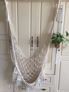 Võng đu macrame size vừa cho bé (hình thật)