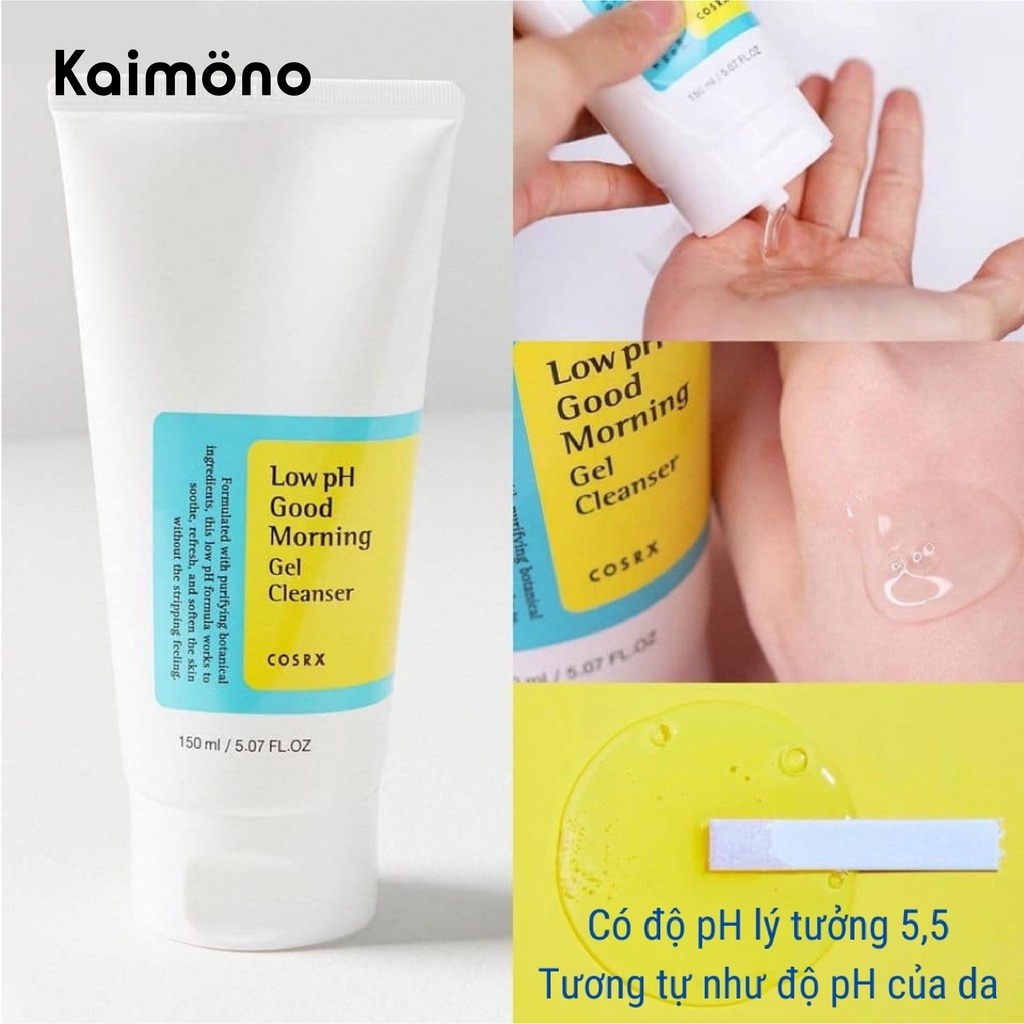 [Loại 150ml] Sữa Rửa Mặt Cosrx Low Ph Good Morning Gel Cleanser Chính Hãng | BigBuy360 - bigbuy360.vn