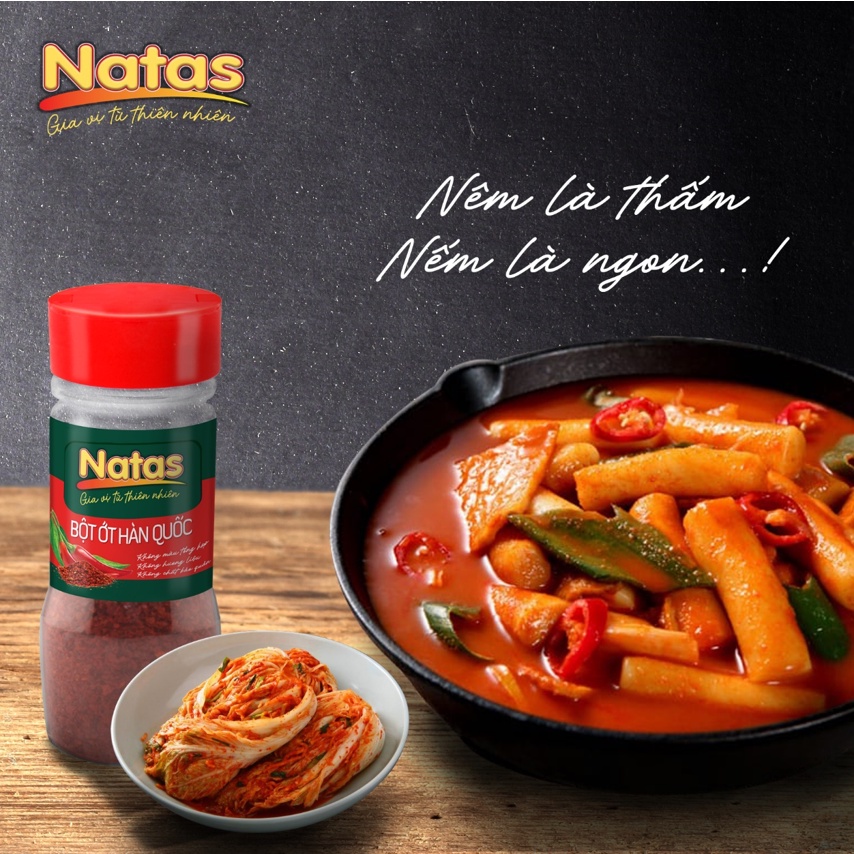 Bột ớt Hàn Quốc Natas Hũ 45g