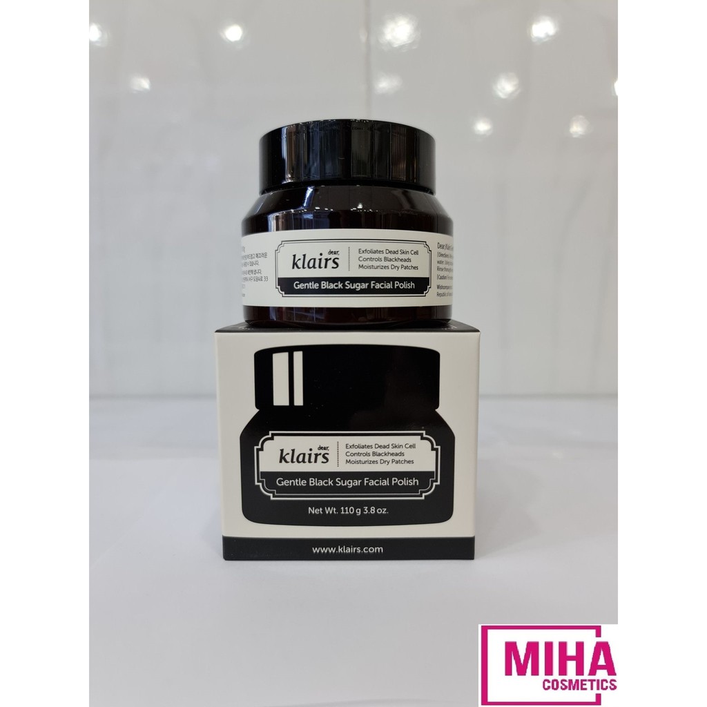 Tẩy Tế Bào Chết Dear Klairs Gentle Black Sugar Facial Polish 110g Hàn Quốc