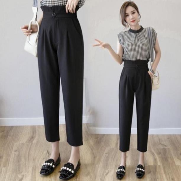 Quần baggy nữ Lury, Quần công sở cạp bèo siêu hot, vải Vitex cao cấp, form chuẩn mặc tôn dáng - QD010