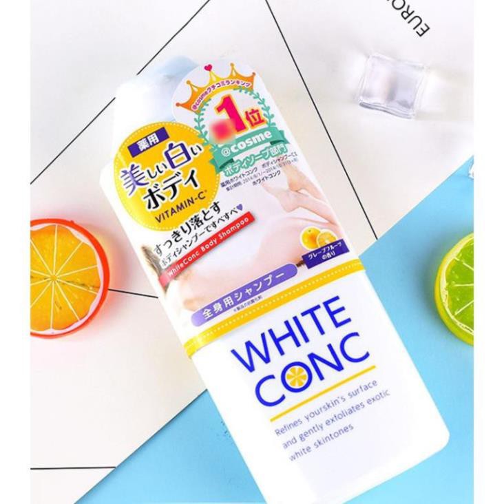 Sữa tắm trắng da White ConC Body Shampoo 360ml - Da trắng mịn sau mỗi lần tắm .