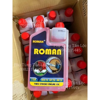 Nhớt pha xăng cho động cơ 2 thì ROMAN cho máy cưa xích, cắt cỏ