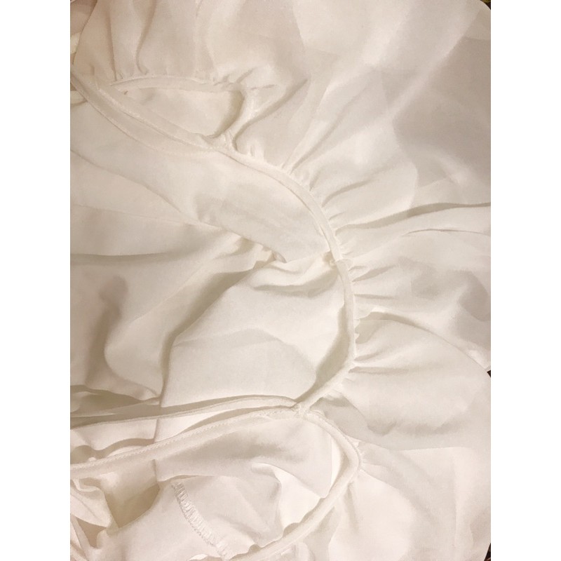 Đầm maxi trắng công chúa ( ẢNH THẬT SHOP CHỤP )