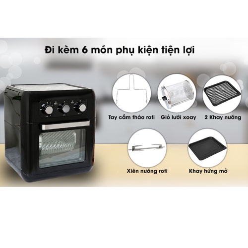 Nồi chiên không dầu Hawonkoo AFH-100 10 lít [Hàng chính hãng, Sản xuất tại Thái Lan]