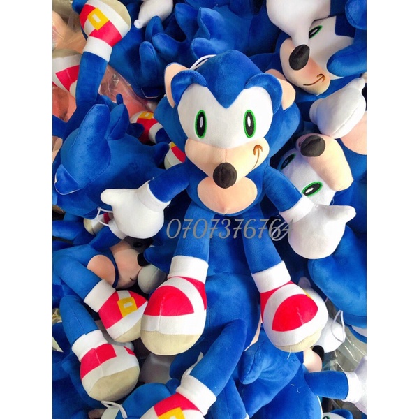 45cm Nhân Vật NHÍM SONIC Nhồi Bông Dễ Thương - Chất Miniso Mềm - Xịn Xò