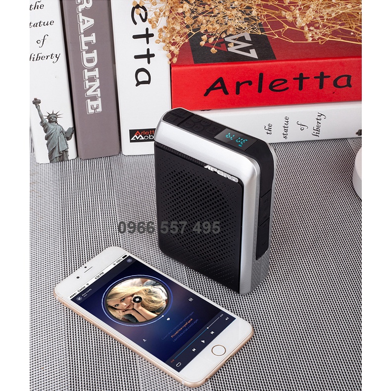 Máy trợ giảng Aporo T18 micro không dây, loa bluetooth, bảo hành chính hãng Aporo.com.vn