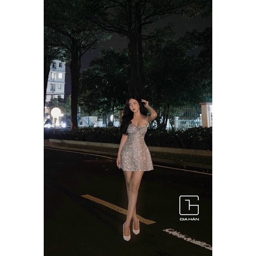 VÁY BLING BLING BLING VAI ĐÁ CUP NGỰC