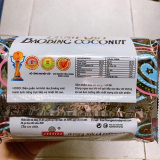 Bánh quy dừa Jessica bạc( tròn&vuông)