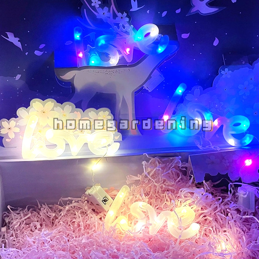 Đèn LED Neon Hình Chữ Love Dùng Trang Trí Tiệc Cưới/Sinh Nhật