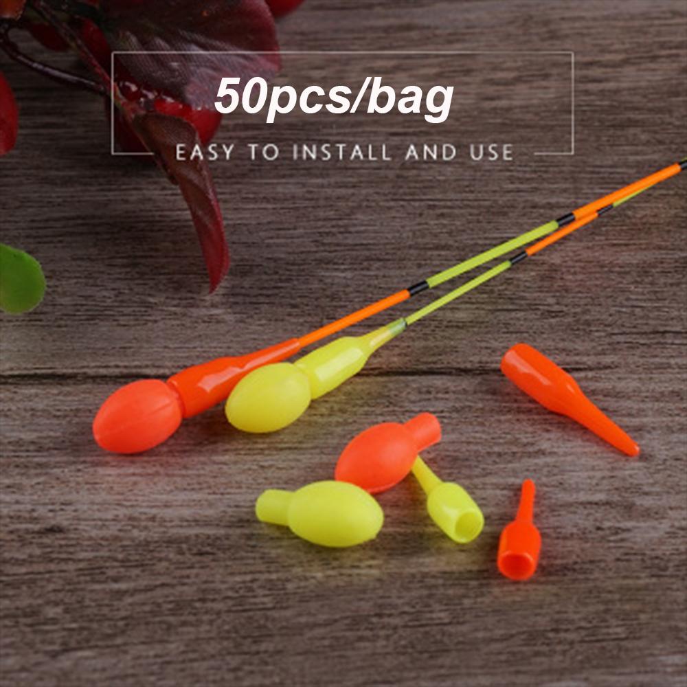 Set 50 Phao Câu Cá Bằng Nhựa Cao Su Phản Quang Tiện Dụng