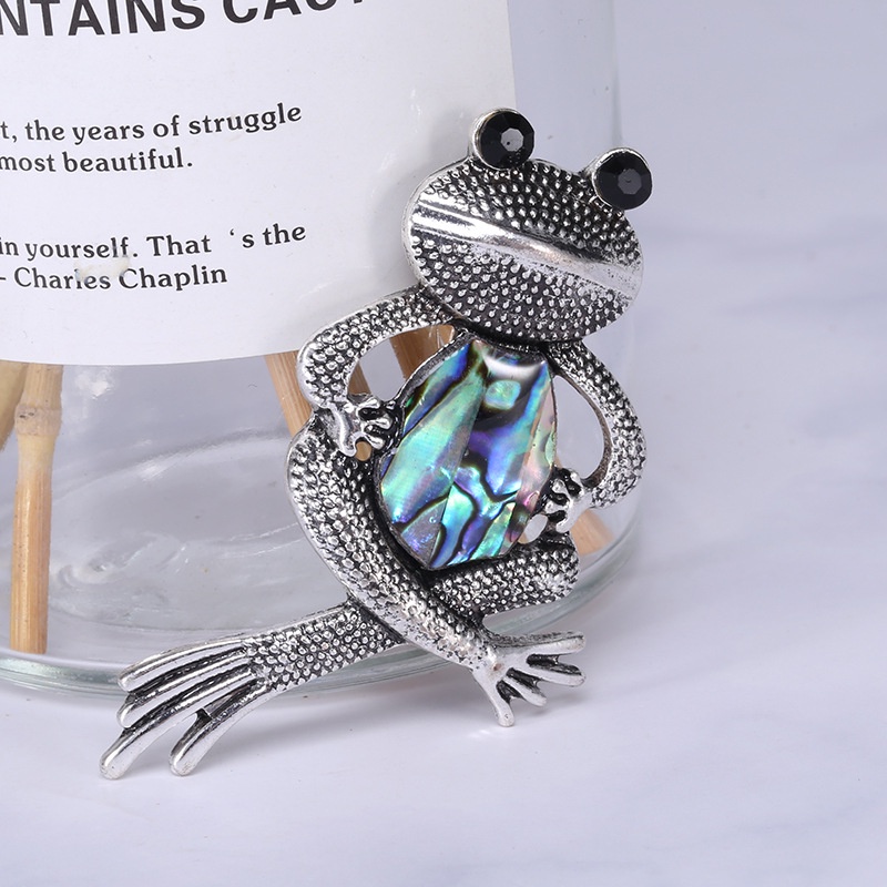 Trâm Cài Áo Hình Chú Ếch Phong Cách retro Thời Trang Cao Cấp Dành Cho Nam Nữ