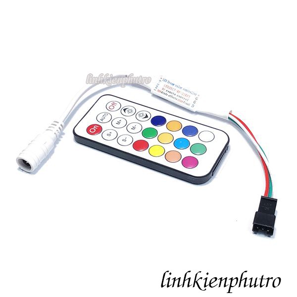 Bộ Driver LED RGB WS2811 WS2812 kèm remote