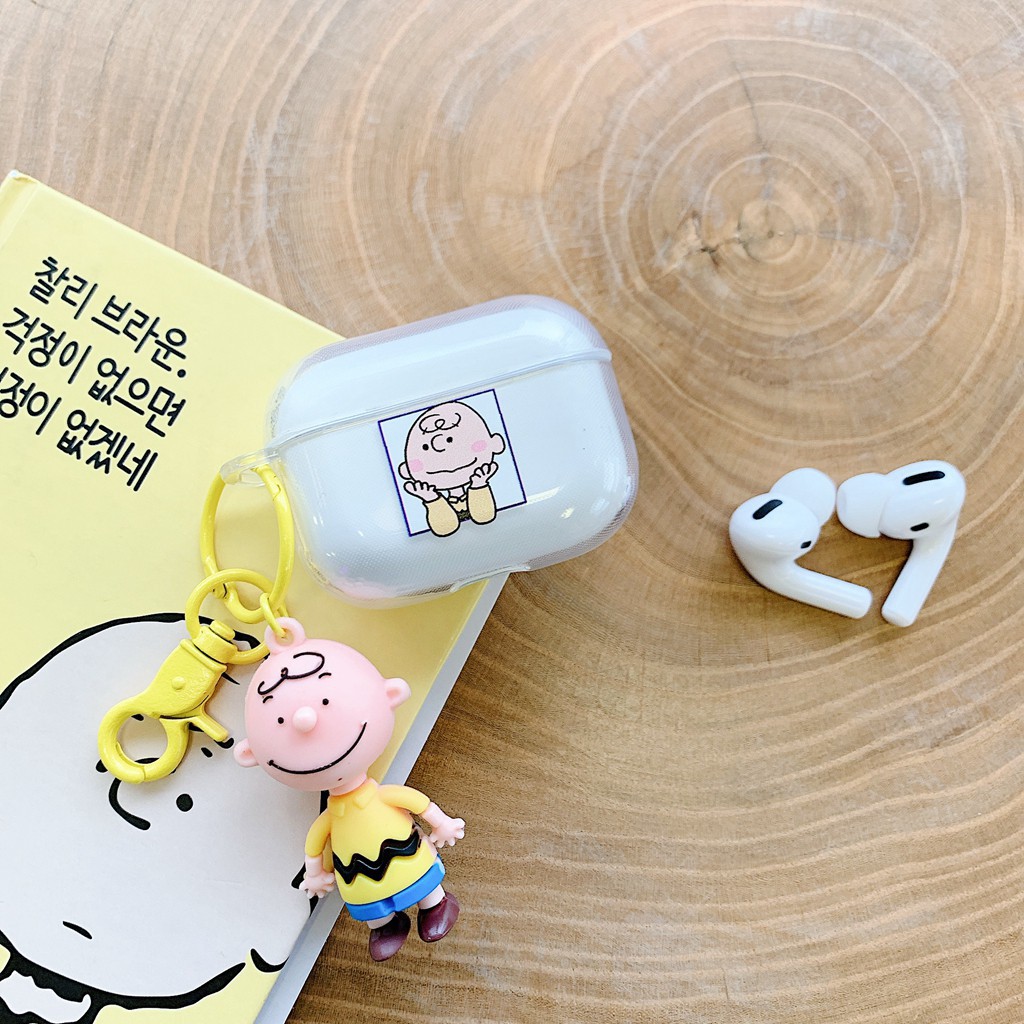 Ốp Bảo Vệ Hộp Đựng Tai Nghe Airpods 1 / 2 Hình Chó Snoopy Xinh Xắn