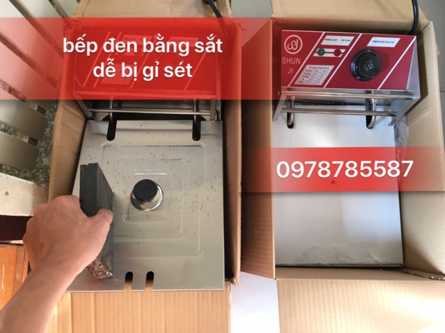 Bếp chiên nhúng đơn cong nghiep ( xả kho )