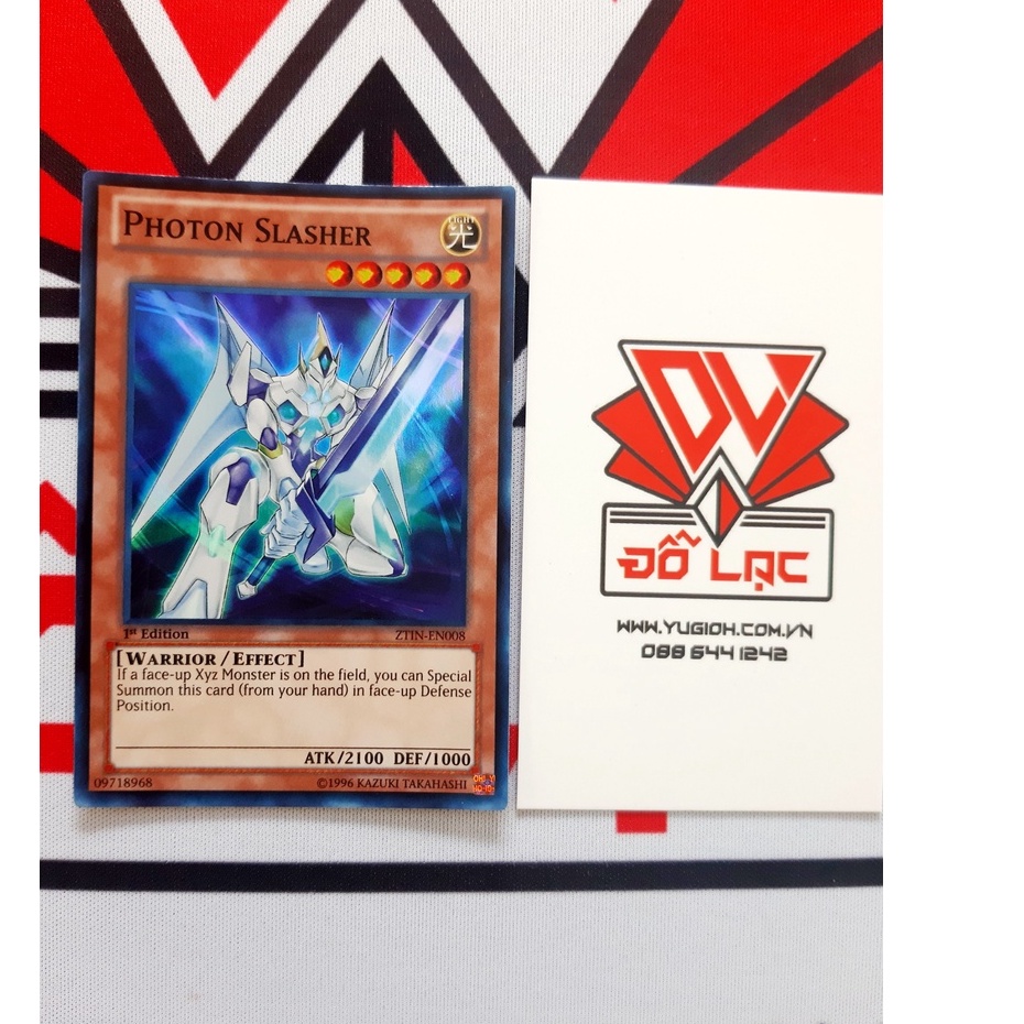 Thẻ Bài Mint90 Yugioh Monster Photon Slasher - ZTIN-EN008 - Super Rare
