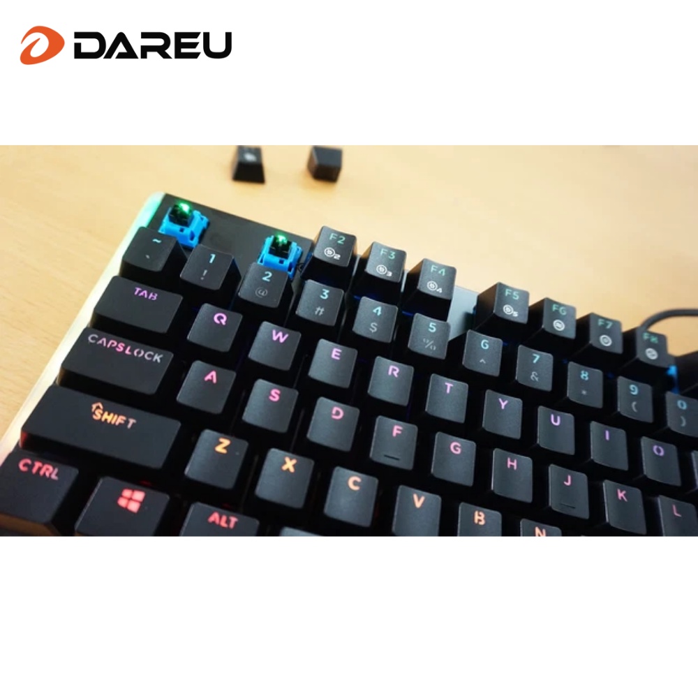 Bàn Phím Quang Cơ Gaming DAREU EK520 (WATERPROOF, Optical switch, MULTI LED) - Bảo hành 24 Tháng