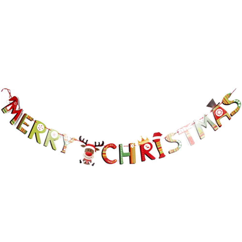 Dây Cờ Treo Trang Trí Cây Thông Noel Lãng Mạn