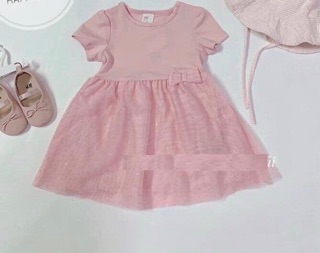 Váy lơ hồng H&M bé gái