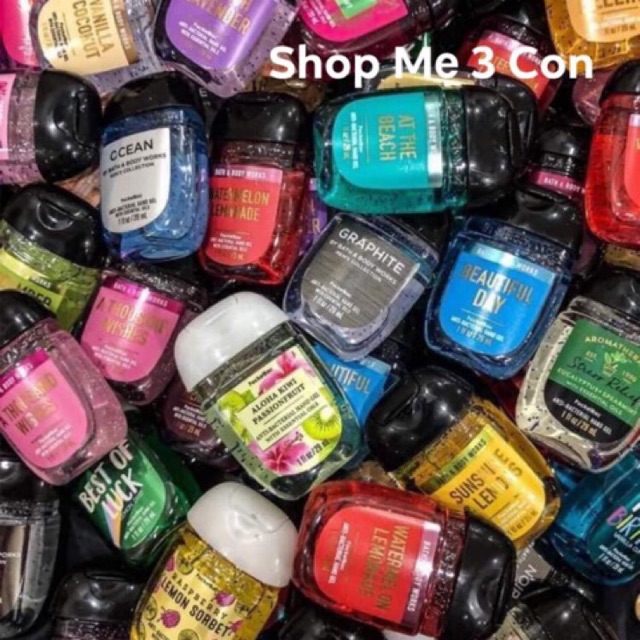 [ Sẵn + có Bill ] Gel rửa tay khô BBW Bath &amp; Body Works Mỹ