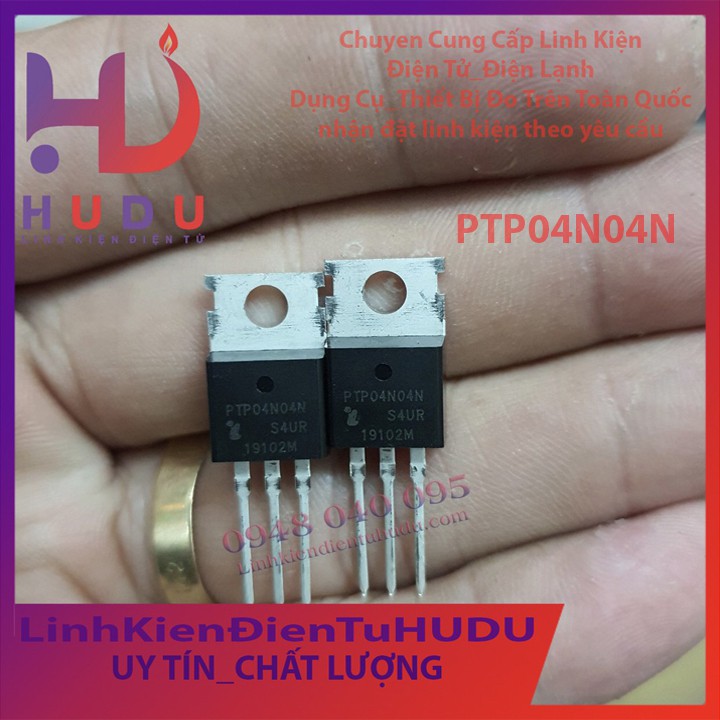 [ 5 Con ] mosfet ptp04n04n 206a 40v TO-220