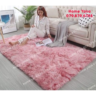Thảm Lông Trải Sàn Cao Cấp Lông Dày Mịn - Trang Trí Nhà Cửa, Chụp Ảnh, Sợi Bền Không Rụng Lông - Thảm Lông Loang