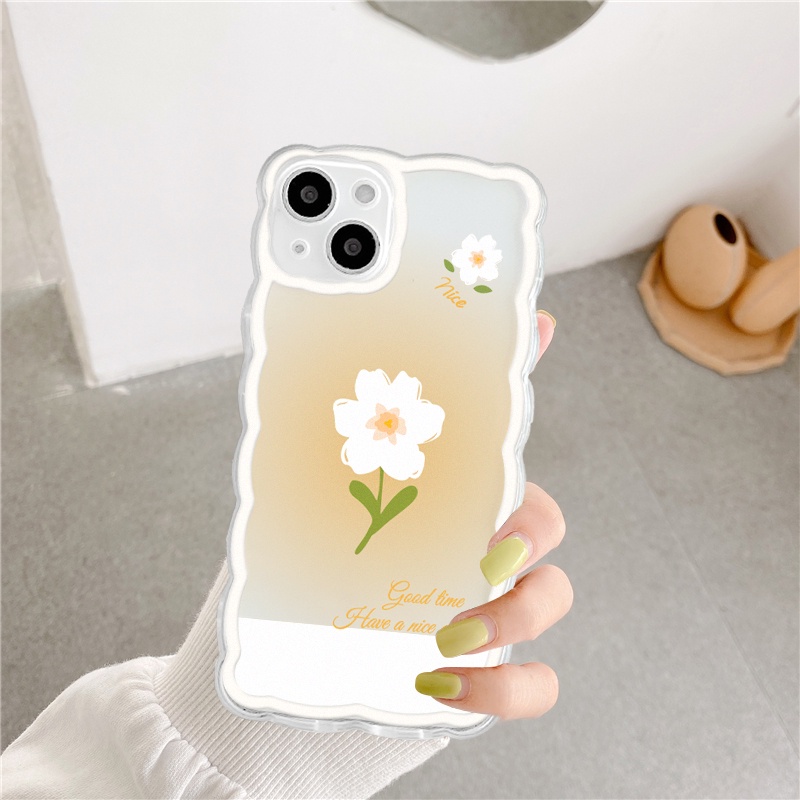 Ốp lưng iphone trong lượn sóng hoa good time 6s/6plus/7/7plus/8/8plus/xs/11/12/13/pro/max/plus/promax-Sale Hot V1-2