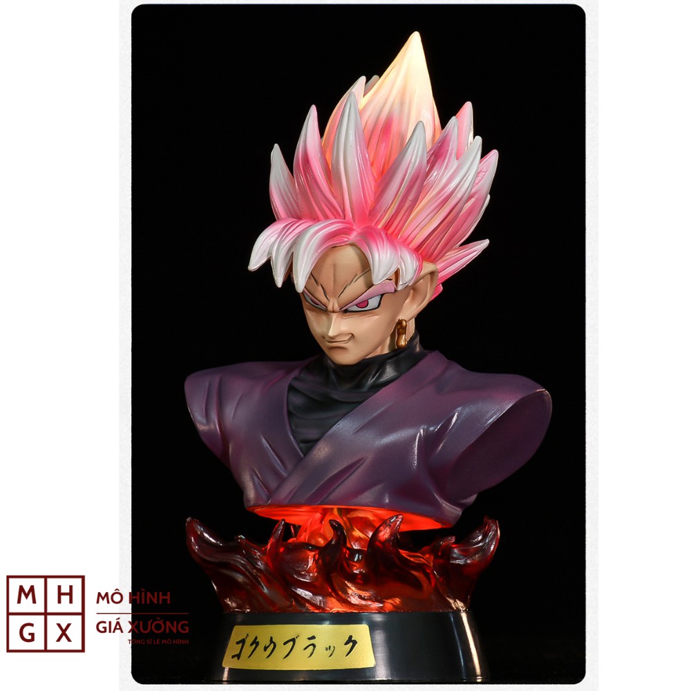 Hàng mới - Mô Hình Bán thân Son Goku cao 18 cm - Có Đèn Led - Siêu Hot