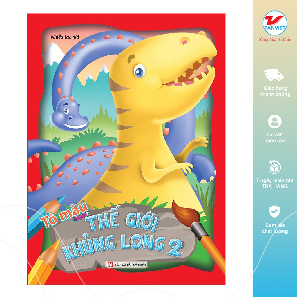 Sách Tô Màu Thế Giới Khủng Long 2