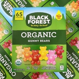 KẸO DẺO TRÁI CÂY HỮU CƠ BACK FOREST - ORGANIC GUMMY BEARS (Hộp _65 gói nhỏ)