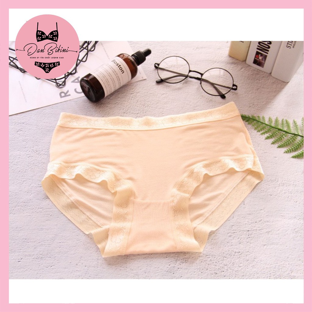 Quần Lót Nữ vải sợ tre viền ren kháng khuẩn mềm mại siêu co giãn thoáng mát mã 3532 | BigBuy360 - bigbuy360.vn
