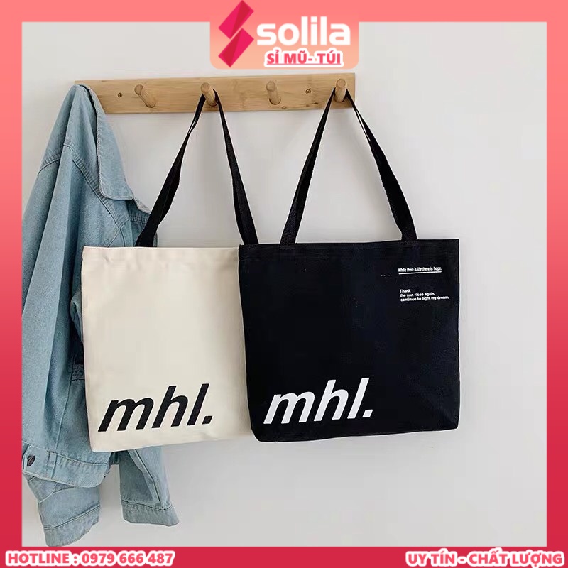 Túi tote vải canvas đi học đi chơi đeo vai đựng đồ thời trang cá tính