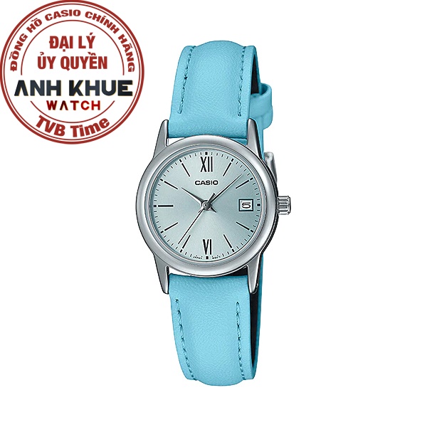 Đồng hồ nữ dây da Casio Standard chính hãng LTP-V002L-2B3UDF - bảo hành 1 năm