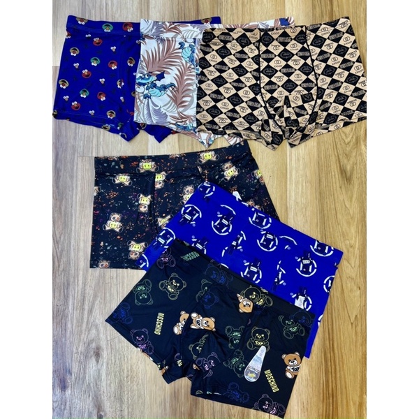 Boxer hoạ tiết quần sịp nam sexy thun lạnh free size Nô Store