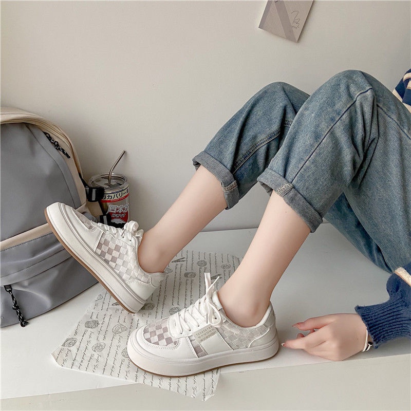 Giày Thể Thao Trắng Phối Lưới Thời Trang Xuân Hè Hàng Mới Cho Nữ 2022