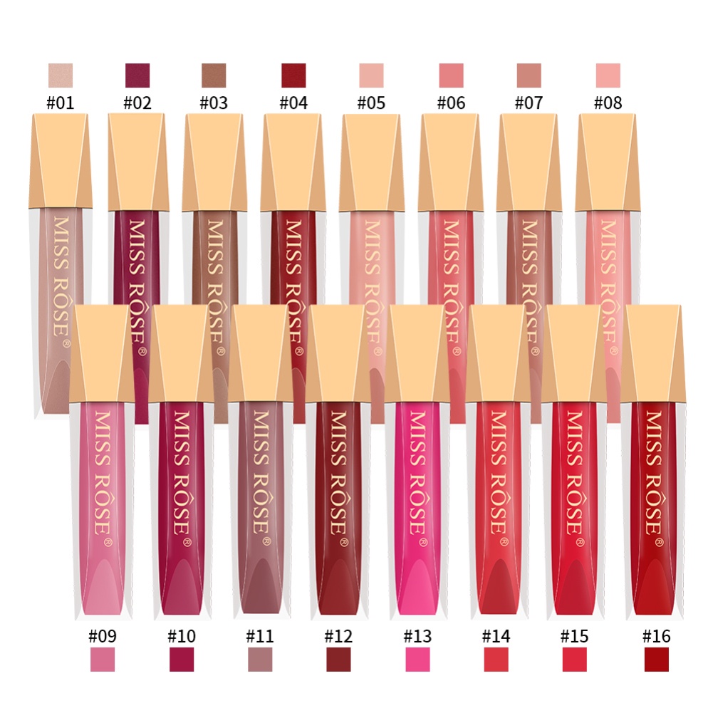 Còn Hàng Hoa Hậu Hoa Hồng Nhung Matte Lip Son Môi Không Lỗi Mốt Không Dính Cốc Lấp Lánh Son Bóng Cá Tuyết