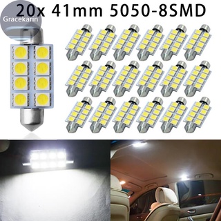 Set 20 Bóng Đèn LED 5050 Trang Trí Nội Thất Xe Hơi Chất Lượng Cao