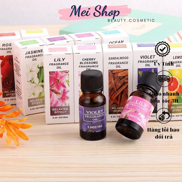 Lọ 10ml Tinh Dầu Thiên Nhiên Nguyên Chất Nhiều Mùi Thơm Cho Phòng Giúp Bạn Thư Giãn Sảng Khoái Mỗi Ngày
