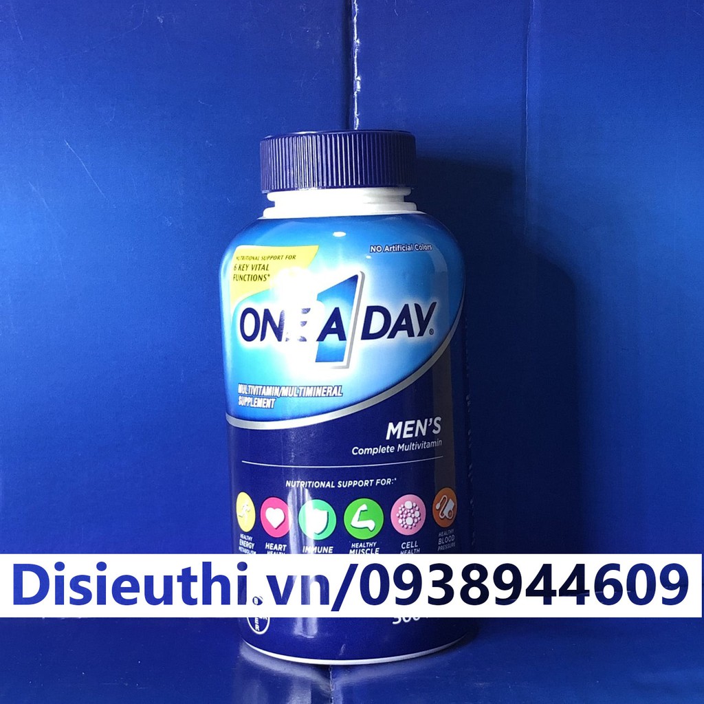 Vitamin tổng hợp Viên uống bổ sung Vitamin cho Nam Vitamin One A Day nam dưới 50 tuổi One A Day Men’s Multivitamin | Thế Giới Skin Care